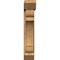 Ekena Millwork Olympic Slat Rough Sawn Bracket w/ Offset Brace, Western Red Cedar, 8"W x 32"D x 44"H BKT0806X32X44OLY06RWR - alternate 2